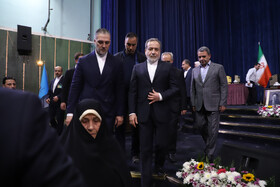 عباس عراقچی وزیر امور خارجه در بیستوهفتمین جشنواره خیرین مدرسهساز آذربایجان شرقی