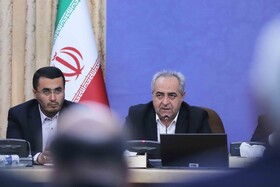 روح الله متفکر آزاد نمایندهٔ مجلس شورای اسلامی و بهرام سرمست، استاندار آذربایجان شرقی در  نشست «دیپلماسی اقتصادی»آذربایجان‌شرقی