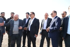 بازدید وزیر جهاد کشاورزی از پروژه مرمت و بازسازی سد ارباطان در هریس