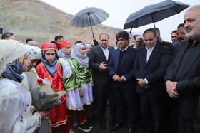 کلنگ‌‌زنی آبرسانی سد کلقان به بستان‌آباد و هشترود با حضور وزیران نیرو و جهاد کشاورزی