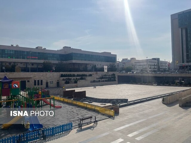 کجسلیقگی مسئولان شهری تبریز در نگهداری بزرگترین سنگفرش جهان