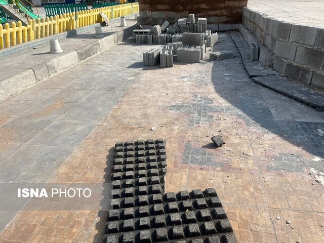 کج‌سلیقگی مسئولان شهری تبریز در نگهداری بزرگ‌ترین سنگفرش جهان