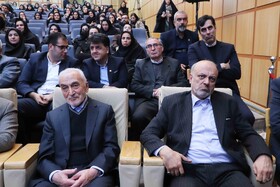 علیرضا منادی سفیدان نمایندهٔ مجلس شورای اسلامی در مراسم بزرگداشت چهل‌وسومین سالگرد تأسیس دانشگاه آزاد اسلامی واحد تبریز