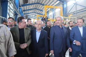بازدید سیدعلی مدنی‌زاده، وزیر امور اقتصادی و دارایی از واحد های صنعتی و گلخانه‌ای منطقه آزاد ارس