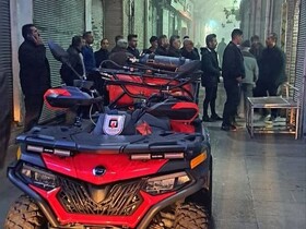 مهار آتش سوزی در بازار ایکی قاپیلار تبریز