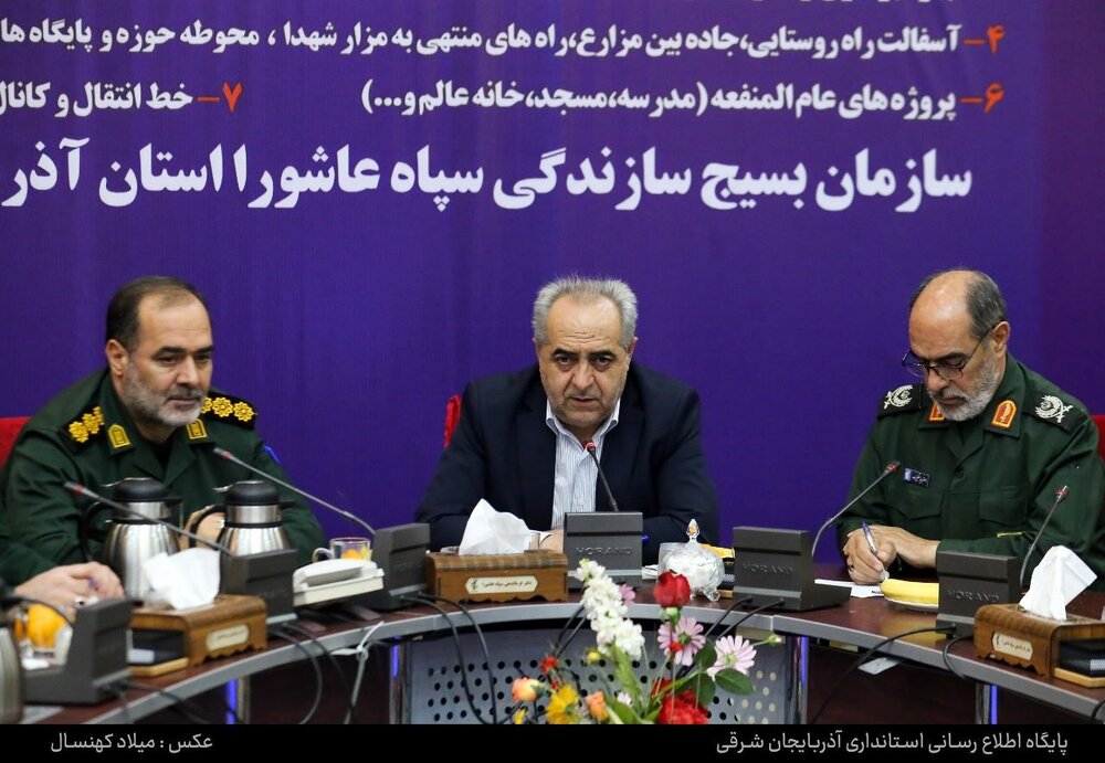 افتتاح ۱۲۵۱ طرح محرومیت‌زدایی و اقتصاد مقاومتی بسیج با حضور استاندار آذربایجان شرقی