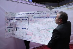 بازدید وزیر علوم، تحقیقات و فناوری از نمایشگاه جشنواره ملی حرکت در دانشگاه تبریز