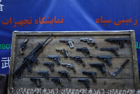 نمایشگاه تجهیزات نیروهای ویژه نیروی زمینی سپاه در رزمایش ضدتروریستی «سهند ۲۰۲۵»