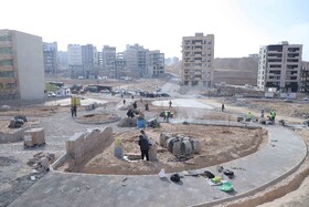 بازدید اصحاب رسانه از پروژه های عمرانی شهرداری منطقه۹ تبریز