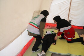 بیست و هفتمین مانور سراسری زلزله در هنرستان خدیجه کبری تبریز