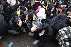 بیست و هفتمین مانور سراسری زلزله در هنرستان خدیجه کبری تبریز