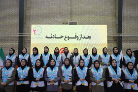 بیست و هفتمین مانور سراسری زلزله در هنرستان خدیجه کبری تبریز