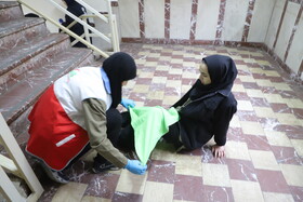 بیست و هفتمین مانور سراسری زلزله در هنرستان خدیجه کبری تبریز