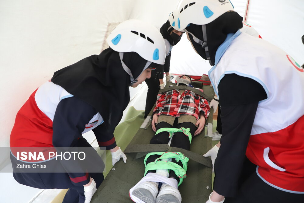 بیست و هفتمین مانور سراسری زلزله در تبریز