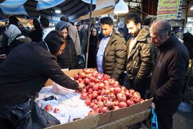 بازار شب یلدا - تبریز
