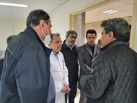 عیادت رئیس دانشگاه تبریز از دانشجوی مصدوم این دانشگاه