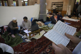 مراسم معنوی اعتکاف-تبریز