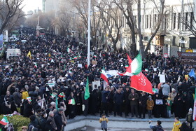 راهپیمایی محکومیت اقدامات تروریستی آمریکا و رژیم صهیونیستی علیه ملت ایران - تبریز