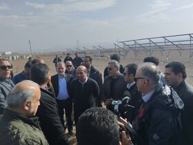 بازدید رئیس ساتبا از پروژه ۱۲۰ مگاواتی تجدیدپذیر در جلفا / اتصال به شبکه تا پایان دهه فجر