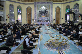 جز خوانی قرآن کریم در مصلی تبریز