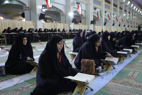 جز خوانی قرآن کریم در مصلی تبریز