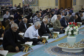 جز خوانی قرآن کریم در مصلی تبریز