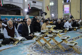 جز خوانی قرآن کریم در مصلی تبریز