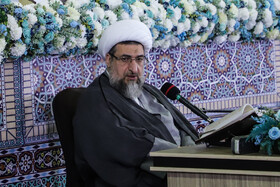 سخنرانی حجت‌الاسلام احمد مطهری اصل امام جمعه شهر تبریز در جز خوانی قرآن کریم در مصلی تبریز