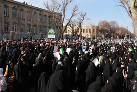 عزاداری و راهپیمایی هزاران نفری مردم تبریز در پی شهادت مقام معظم رهبری