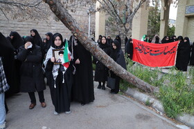 تجمع دانشگاهیان دانشگاه‌ های تبریز در محکومیت جنایت آمریکا و اسرائیل