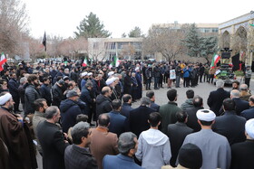 تجمع دانشگاهیان دانشگاه‌ های تبریز در محکومیت جنایت آمریکا و اسرائیل