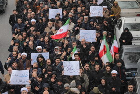 تجمع دانشگاهیان دانشگاه‌ های تبریز در محکومیت جنایت آمریکا و اسرائیل