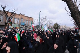 وداع مردم تبریز با پنج شهید اقتدار