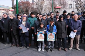 تشییع پنج شهید تجاوز آمریکایی صهیونی - تبریز
