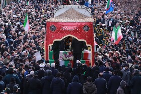 تشییع پنج شهید تجاوز آمریکایی صهیونی - تبریز