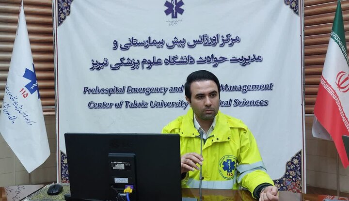 یک چهارم ماموریت‌های اورژانس آذربایجان شرقی به علل ترافیکی اختصاص دارد