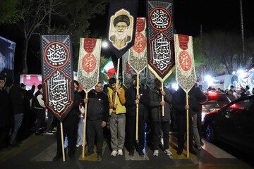 مراسم چهلم رهبر شهید در تبریز