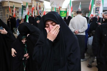 آیین بزرگداشت روز دختر در گلزار شهدا