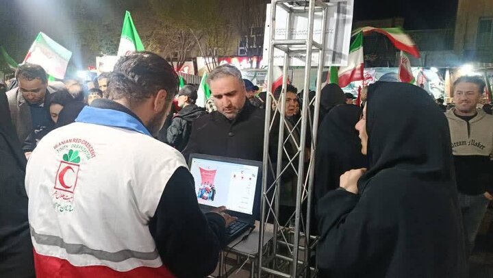 افزایش چشمگیر ۲۰ هزار نفری داوطلبان هلال‌احمر آذربایجان شرقی در جریان جنگ رمضان