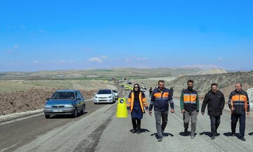 مسیر جایگزین پل هشترود بازگشایی شد