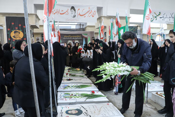 گرامیداشت روز معلم شهیده ندا امینی آذر در تبریز