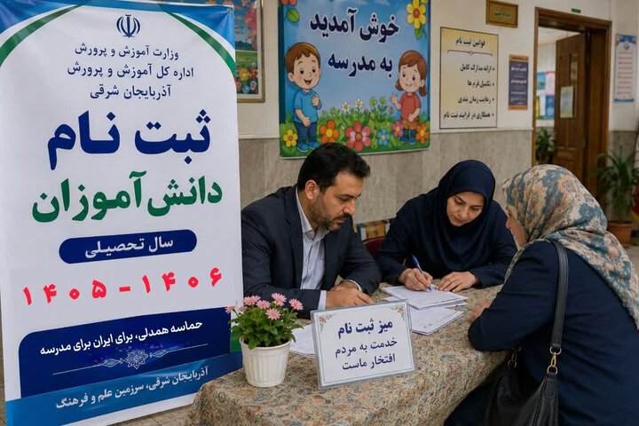 تشریح جزئیات کامل دستورالعمل ثبت‌نام مدارس آذربایجان شرقی در سال تحصیلی ۱۴۰۶-۱۴۰۵