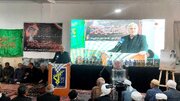 سوگواری مردم بخش مرکزی قطور برای رهبر شهید
