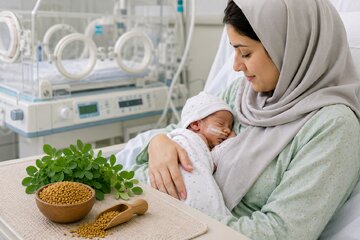 شنبلیله؛ امیدی تازه برای افزایش شیر مادران نوزادان نارس