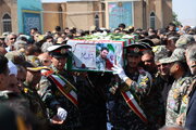 پیکر شهید «مهداد پاشایی فرد»، با حضور گسترده مردم مراغه به خاک سپرده شد