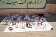 کشف ۱۰۰ قلم شیء تاریخی در نقده
