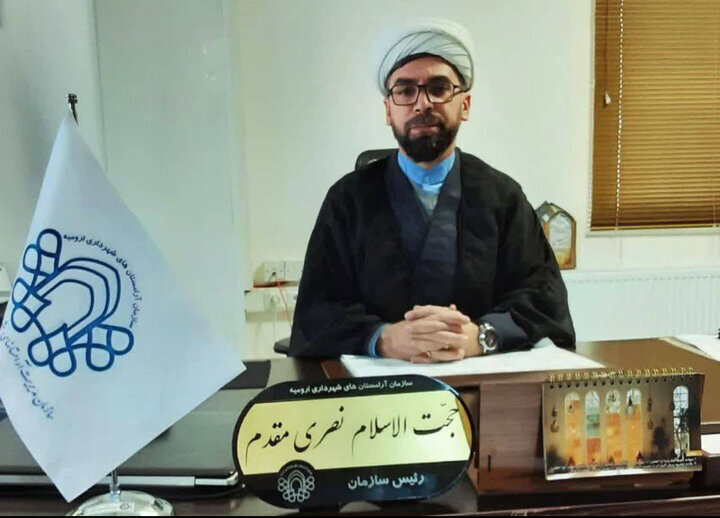 اعمال محدودیت‌های ترافیکی در باغ رضوان ارومیه در روز اربعین