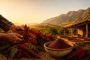 تولید سالانه بیش از ۳۸۰ تن سماق در آذربایجان شرقی