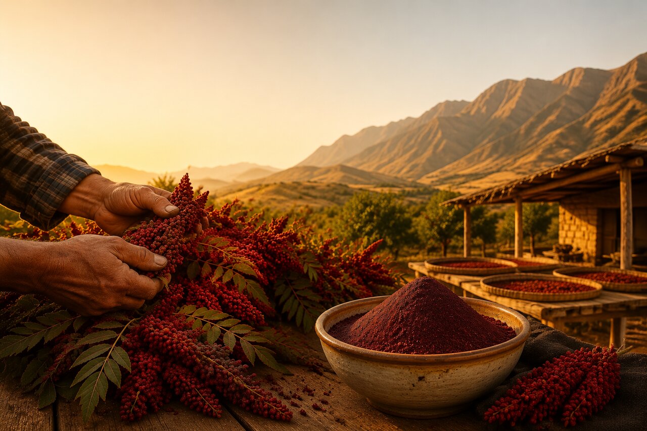 تولید سالانه بیش از ۳۸۰ تن سماق در آذربایجان شرقی