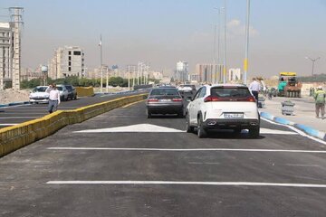کاهش ۵۰ درصدی بار ترافیکی شرق تبریز با بهره‌برداری از باند جنوبی پل سردار خرم
